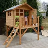 Custom Collins Wooden Playhouse With Slide Funny Game Outdoor Kids house