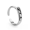 Retro Thai silver belt buckle when still adjustable ring opening do old creative personality index finger ring