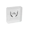 China wholesale clear acrylic logo block display