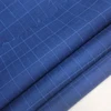 Polyester viscose blend TR suiting fabric with plaid check designs for men suits