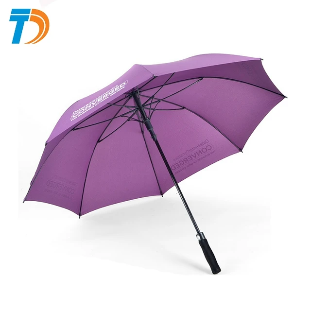 purple golf umbrella