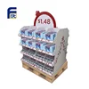 Good Printing Logo Stacked Supermarket Corrugated Pallet Carton Display