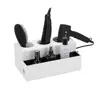 Hair Dryer Holder Hair Care Tool Organizer Bath Supplies Accessories Tray Stand Storage Bathroom with 3 Holes