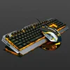 Factory Wholesale Wired Gaming Keyboard Mouse Set Combo With Mechanical Feeling 3 Backlight For Computer Laptop