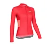 NGT Pro Long sleeve cycling jersey winter spring autumn sportswear polyester dry fit red bicycle top clothes