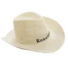 2019 Free Custom Mens Paper Bulk Mexican Straw Hats Stetson Cowboy Hat Western Panama Cowboy Hat