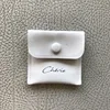 2019 Fashion and luxurious envelop leather jewelry pouch with buttons