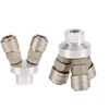 SMVSMY C Type Multi Pipe Self Locking Quick Connect Air Fittings One Touch Round Two Way And Round Tee Pneumatic Fittings