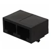 Free sample 5557560-1 1x2 Ports Tab Down without Shielded 8P8C Modular Jack rj45 female connector