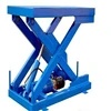 vertical mechanism hydraulic stationary lift table for goods