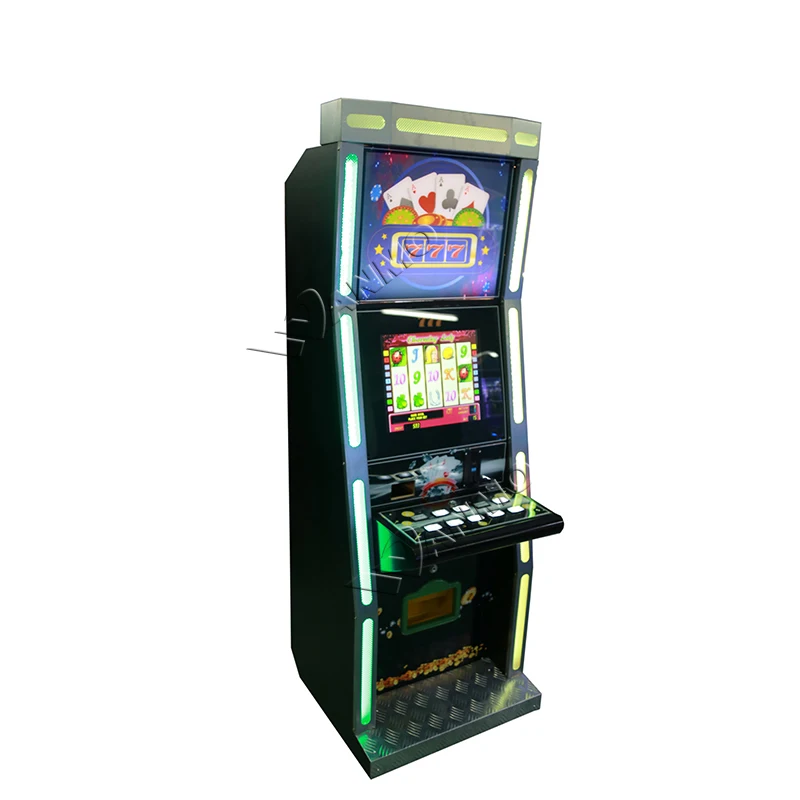 electronic handheld video slot machine game