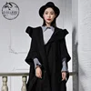 D-HARRY autumn and winter zipper loose coat long lapels jacket