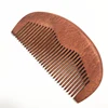 Natural wood beard comb modeling comb support processing custom