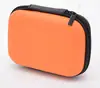12cm*8cm*4cm portable New Carring Hard Storage Holder earphone charger cable EVA Bag Case