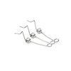 Customized durable white zinc torsional tuning clip spring with good quality