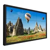 4K 46 inches DLED pipe support brackets pine veneer roll picture wall bracket with original panel 3.8mm bezel