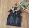 Wholesale Children's denim jacket coat vest for boy