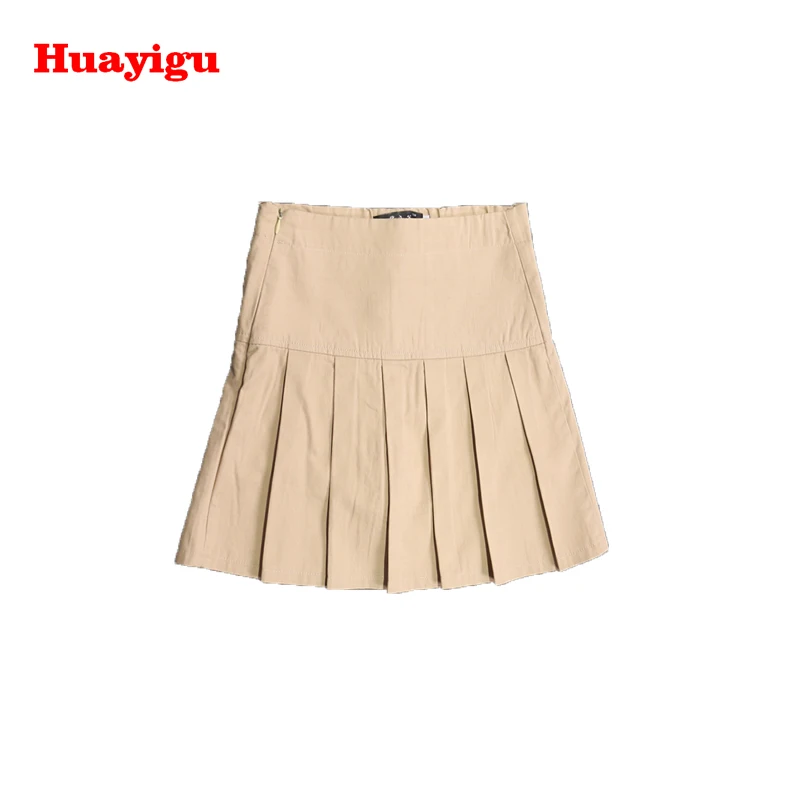 Fantastic quality new school uniform girls pleated mini skirt