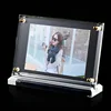 5x7 Magnetic Clear Desk Art Acrylic Magnet Photo Picture Booth Frames with Crystal Base