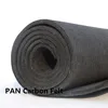 Durable Activated Black Color Carbon Fiber Felt Fabric