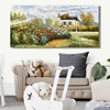 3D-Printing Monet Masterpiece Reproduction Roses in the Hoshede Garden Canvas Oil Painting For Living Room
