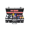 Aluminum case set 300 pieces play box gambling dice poker chip