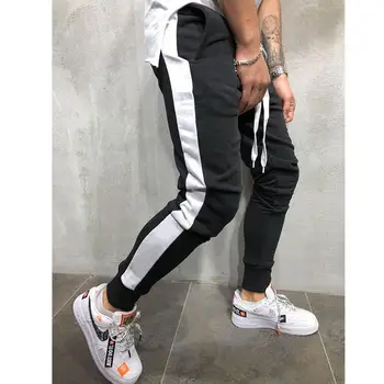 side tape joggers mens