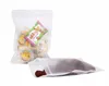 Accept Customize Printing Snack Food Packing Plastic Laminated Transparent Flat 3 Side Seal Bag