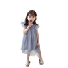 Kids 2019 Summer Wholesale Children's Casual Mesh Sleeveless Star Princess Tutu Dress For 2-7Y Girls