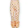 Fashion Gold Polka Dots Prints 14 colors Cotton pants High Waist Girls Kids icing Leggings