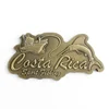 Custom made Great antique bronze magnet lapel pin