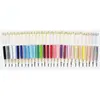 DIY bulk exquisite packaging floating ball pen handcraft empty floater glitter liquid oil pen herbarium dried flowers pens