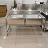 Wholesale Cheap Stainless Steel Double Bowl Sink 1500mm Large Bowl Kitchen Sink