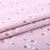 IN stock cherry printed super soft stock lot Korean cotton fabric for girl dress