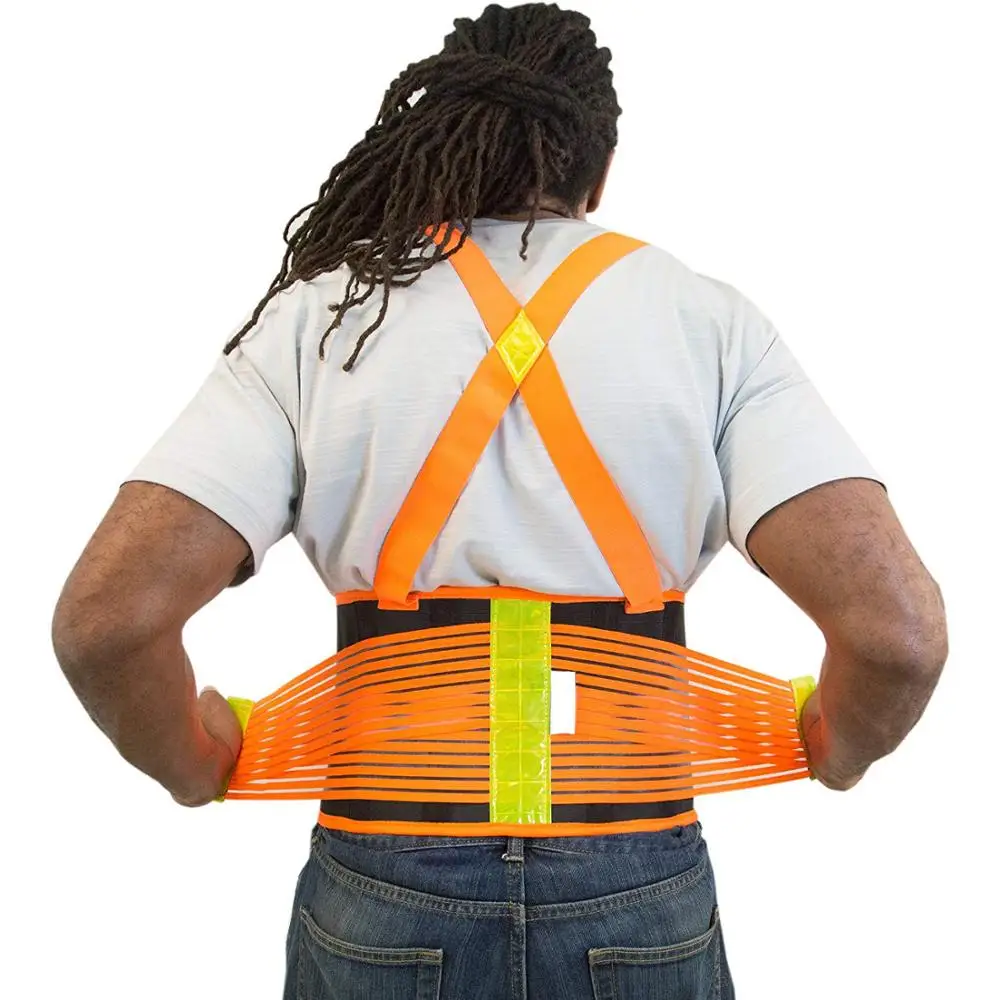 Orange Adjustable Work Back Support Brace For Lower Back Pain Buy