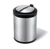 Hot sale trash can automatic electric sensor dustbin round shape rubbish bin