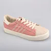 Latest Design Women Flat Casual Canvas Shoes Sneakers with Plain Pink Upper