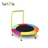 Rainbow fitness mini trampoline mini round trampolines with handle