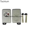 Replacement with 4 button blade logo printed word no transponder car smart remote case shell key for toyota yaris camry corolla