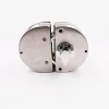 glass to glass single with twist stainless steel glass door center lock