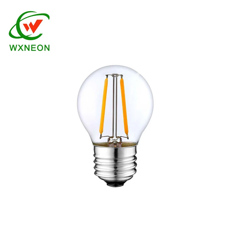 Dimmable E27 Base G45 Globe Led Filament Bulb 220V 2W