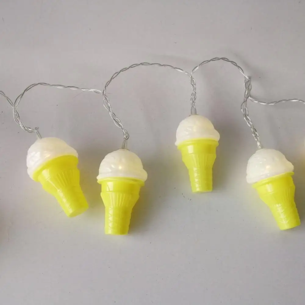 Led Lights Battery OperatedSummer Outdoor/Indoor Decoration LED String Fairy Light Ice Candy Cream Popsicle LED Christmas Light