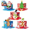 handmade diy custom logo paper christmas hat