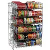 Can dispenser supermarket chrome metal 6 Shelf Can Rack