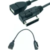 music interface Adapter USB 2.0 A female to AMI MDI MMI audio AUX cable for Audi Volkswagen
