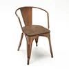 (SP-MC036)Commercial Fast food restaurant furniture metal chair restaurant tables chairs with metal leg industrial chair