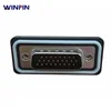 WINPIN High current DB Waterproof Panel Mount Solder HDB three row 26pin D-Sub Connector male 180 degree straight