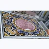Royal style decoration with sodalite blue watejet marble inlay work