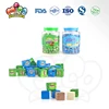 hot sale square shape milk and chocolate flavor press candy in jar