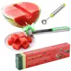Watermelon Cutter Windmill Slicer Tongs Corer Fruit Melon Stainless Steel Tools New Fruit Knives With Colorful Box
